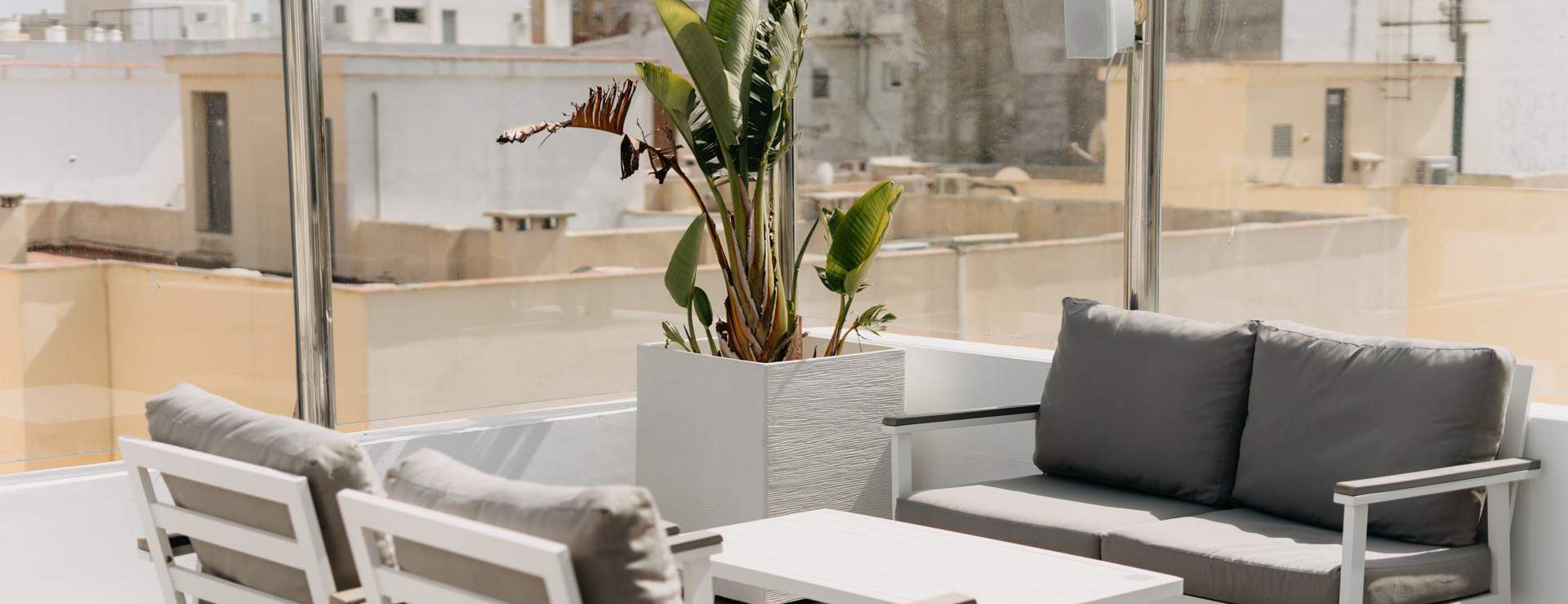 Rooftop con sofas